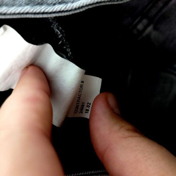 Calvin Klein Jeans Gray City‎ Short Size 2 Mid Rise Denim Shorts 28/9.5 - Picture 10 of 10